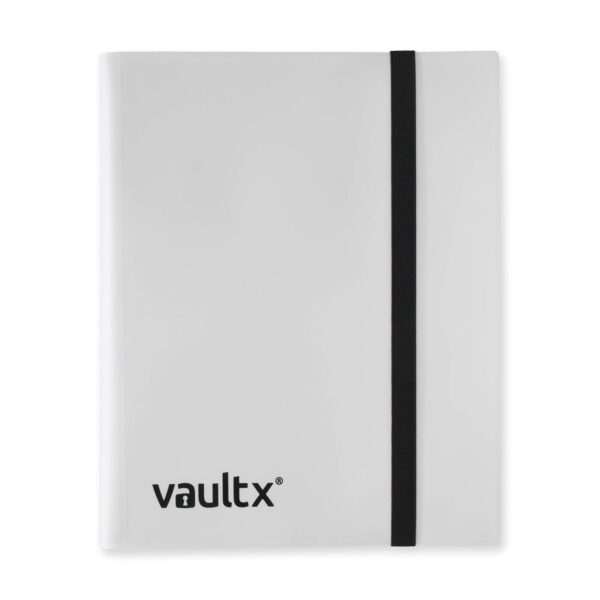 VAULT X 9-POCKET STRAP BINDER (WHITE)