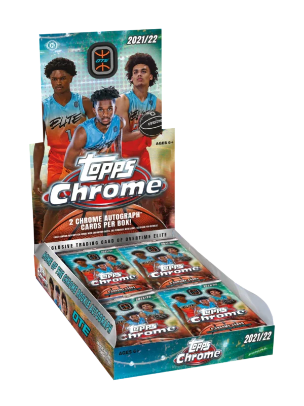 TOPPS 21/22 CHROME OVERTIME ELITE HOBBY BOX
