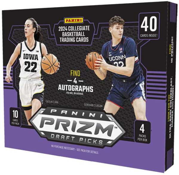 PANINI 2024 PRIZM COLLEGIATE DRAFT PICKS BASKETBALL HOBBY BOX