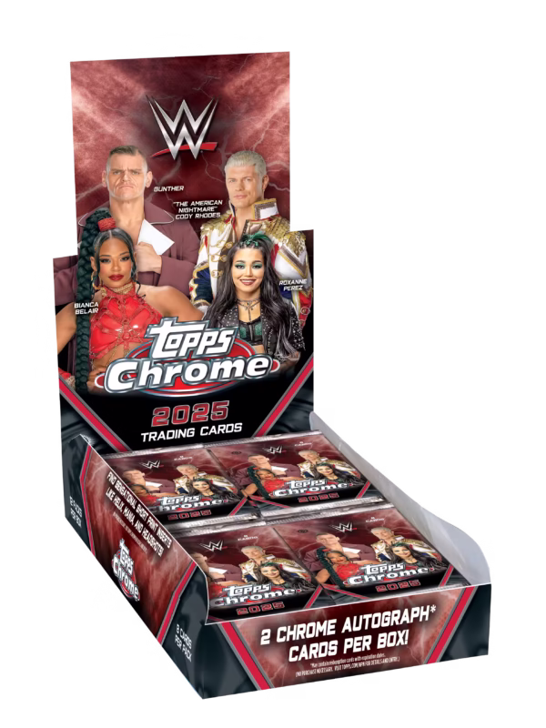TOPPS 2025 CHROME WWE HOBBY BOX