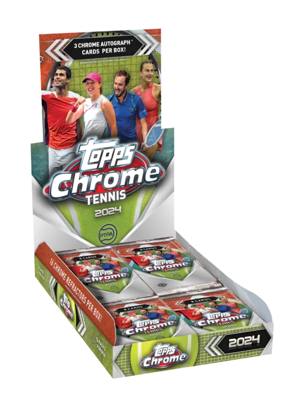 TOPPS 2024 CHROME TENNIS HOBBY BOX