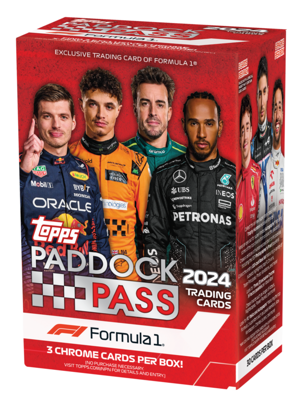TOPPS 2024 PADDOCK PASS FORMULA 1 BLASTER BOX