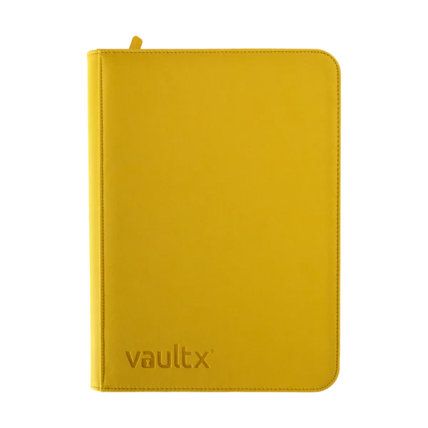 VAULT X - 9 POCKET ZIP BINDER (YELLOW)