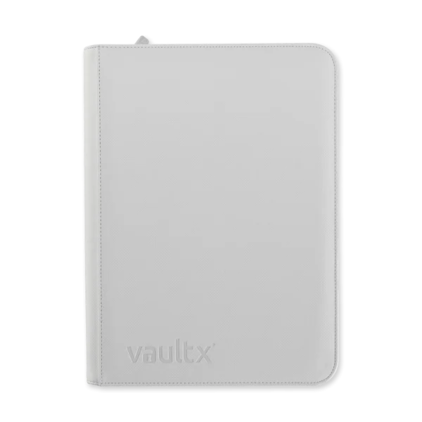 VAULT X - 9 POCKET ZIP BINDER (WHITE LIMITED EDITION)