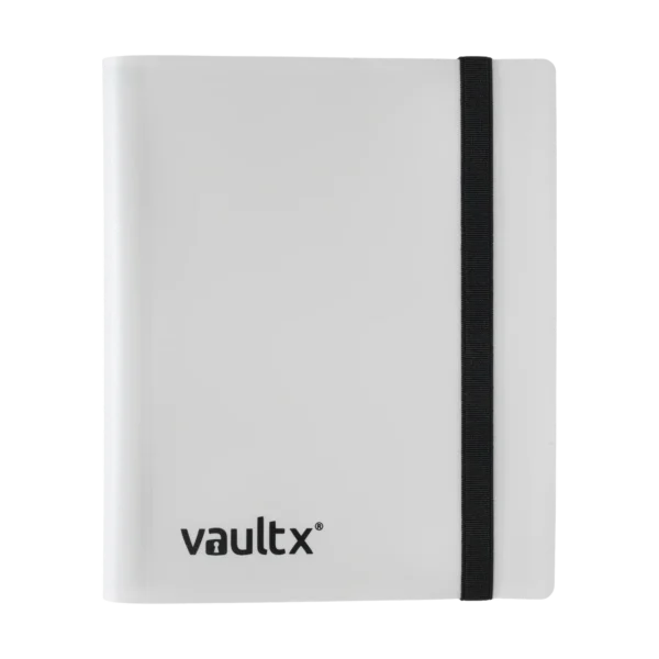 VAULT X - 9 POCKET STRAP BINDER (WHITE)
